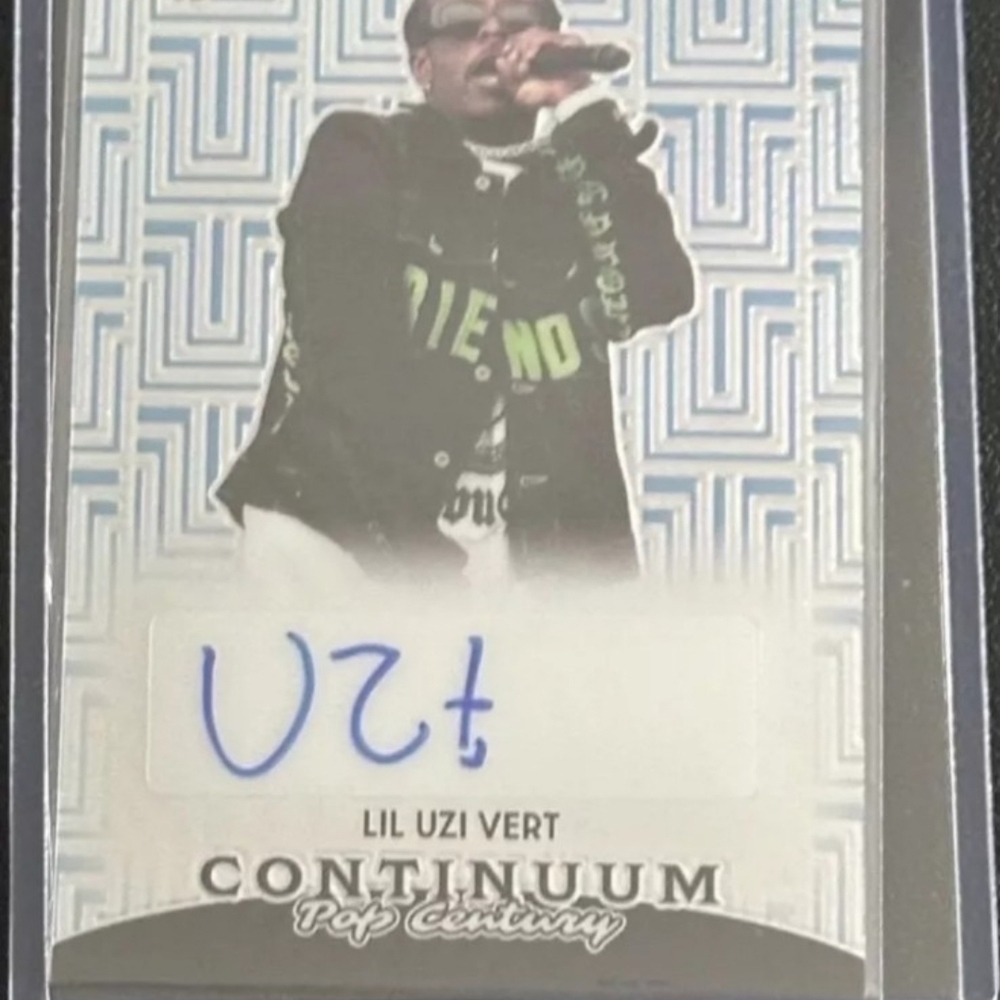Lil Uzi Vert Continuum Pop Century Phone Card - Black and White